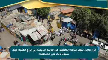 قرار عاجل بنقل الباعة الجائلين من حديقة الأزبكية إلى جراج العتبة: كيف سيؤثر ذلك على المنطقة؟